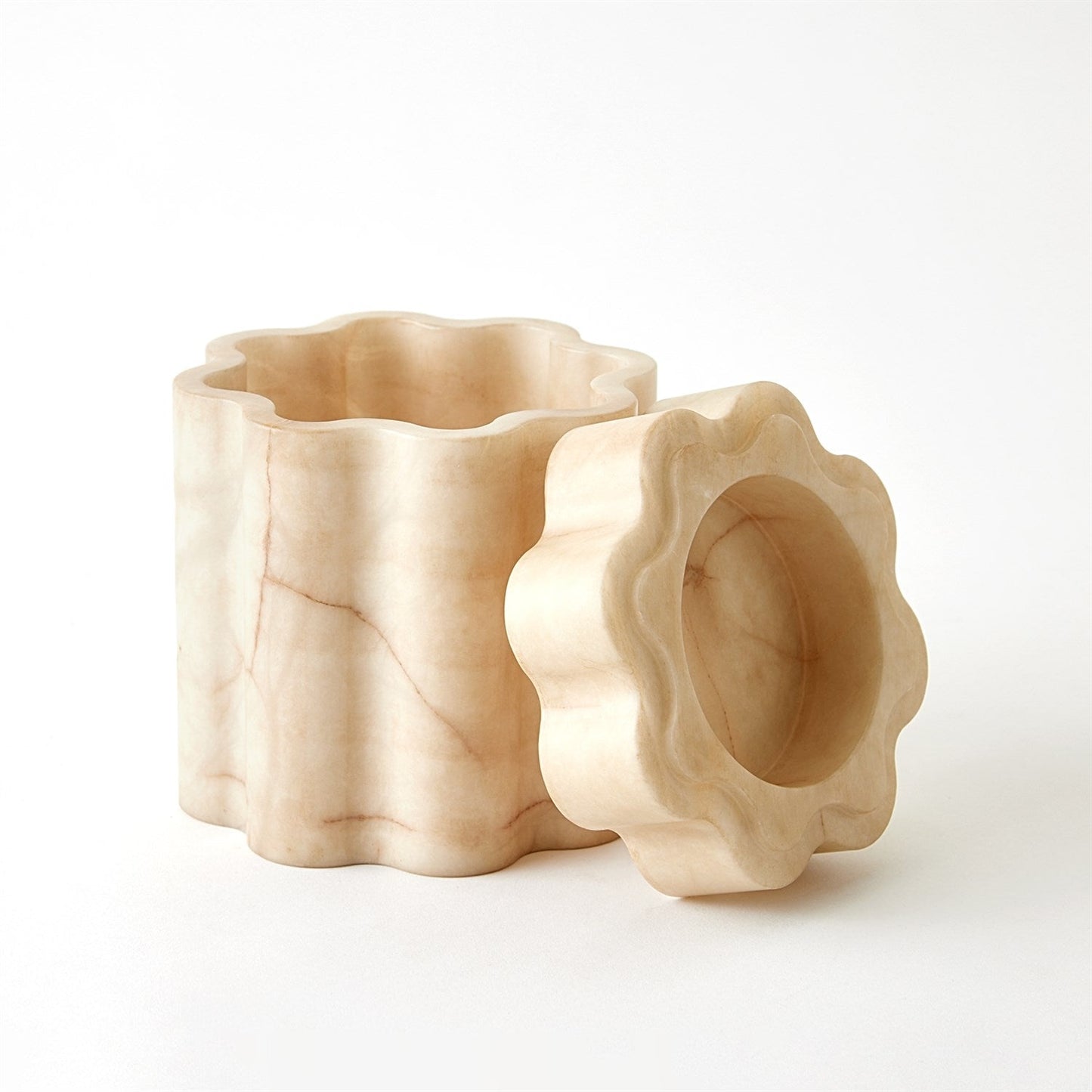 Cumulus Alabaster Tall Boxes - Cream