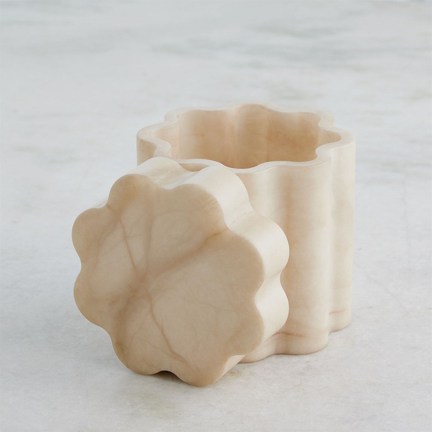 Cumulus Alabaster Tall Boxes - Cream