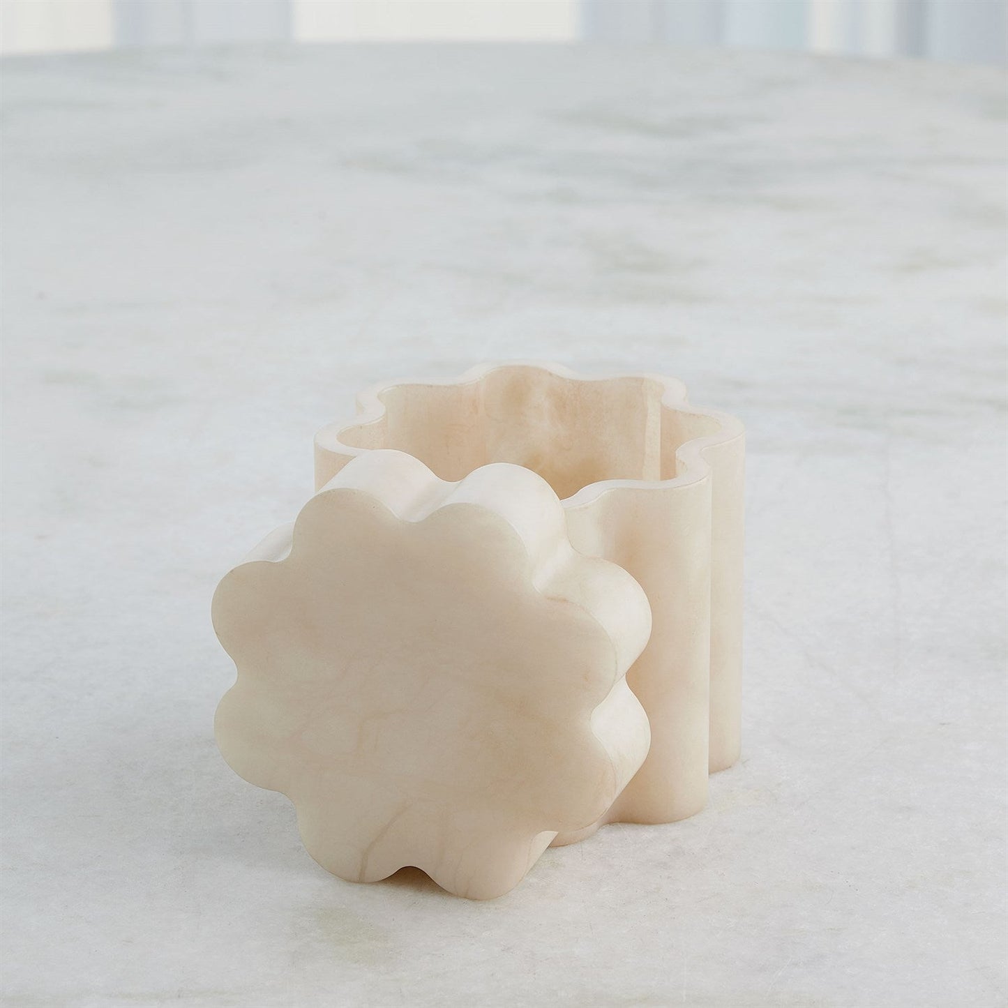 Cumulus Alabaster Tall Boxes - Cream