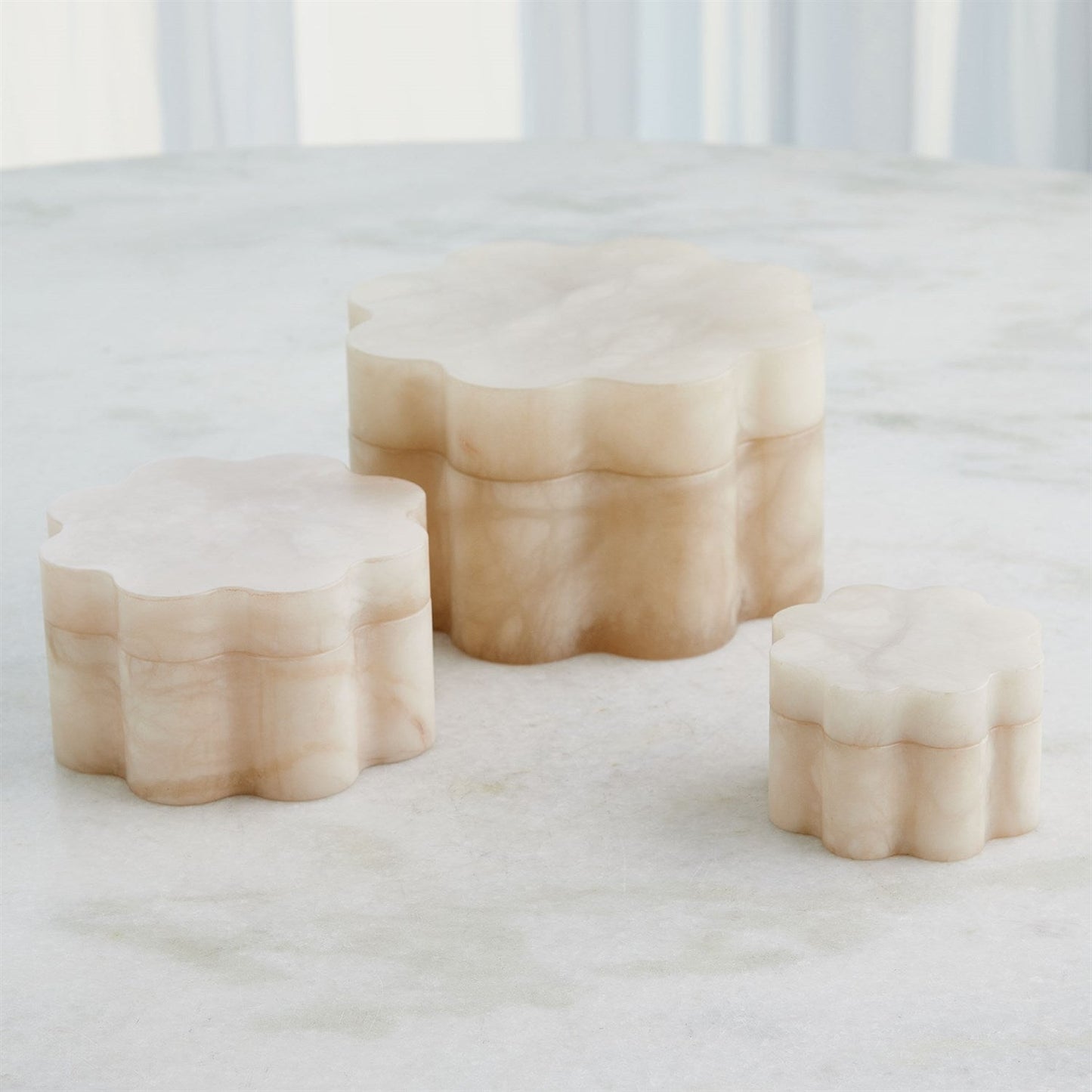 Cumulus Alabaster Wide Boxes - Cream
